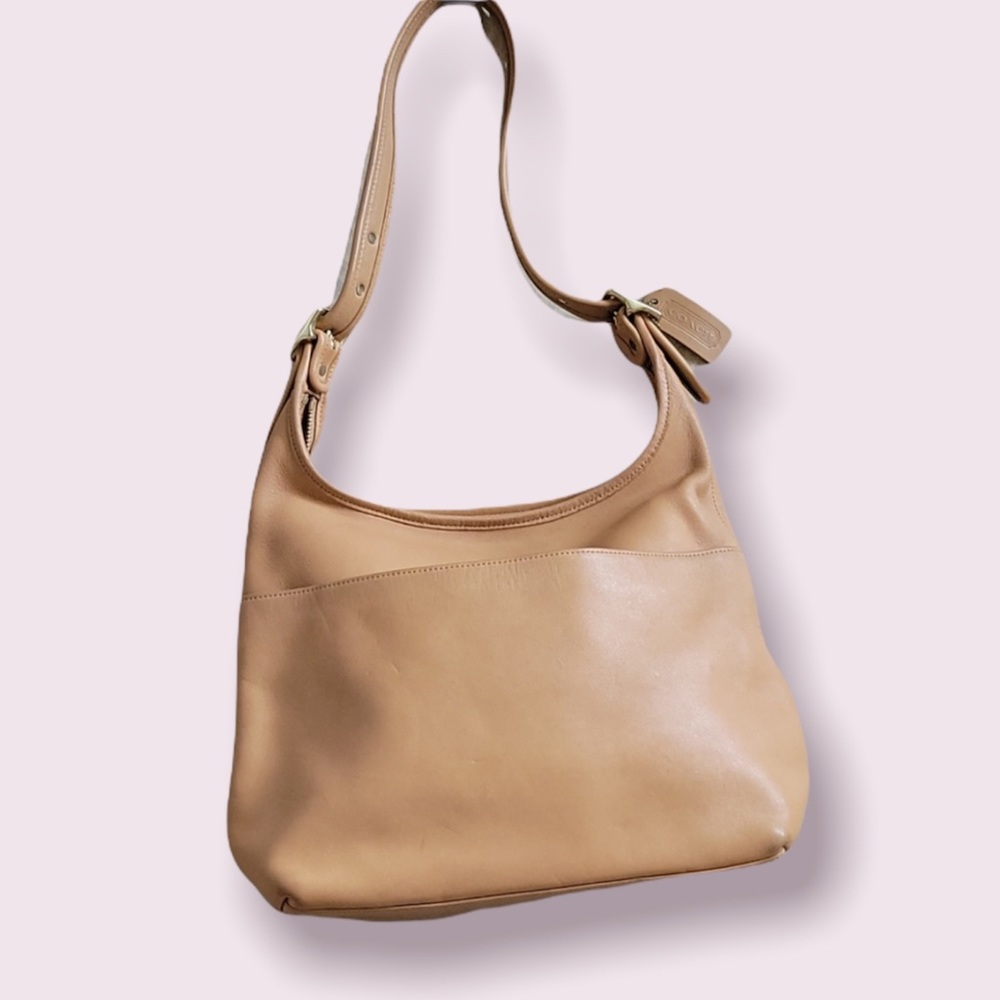 Vintage Coach Camel Hobo 9058
